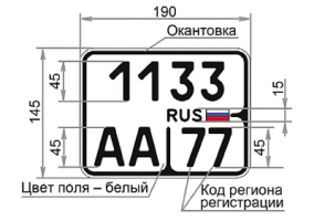 ГИБДД допускает установку государcтвенных знаков, выполненных по новому стандарту