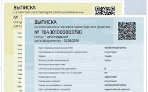 Выдача бумажных паспортов транспортных средств прекращается